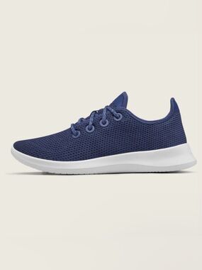 Allbirds Tree Runner Blue Lace Up Athletic Running Sneakers Women’s Shoe Size 8